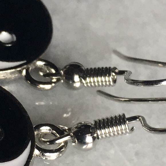 Yin & Yang Drop Earrings - Picture 6 of 12